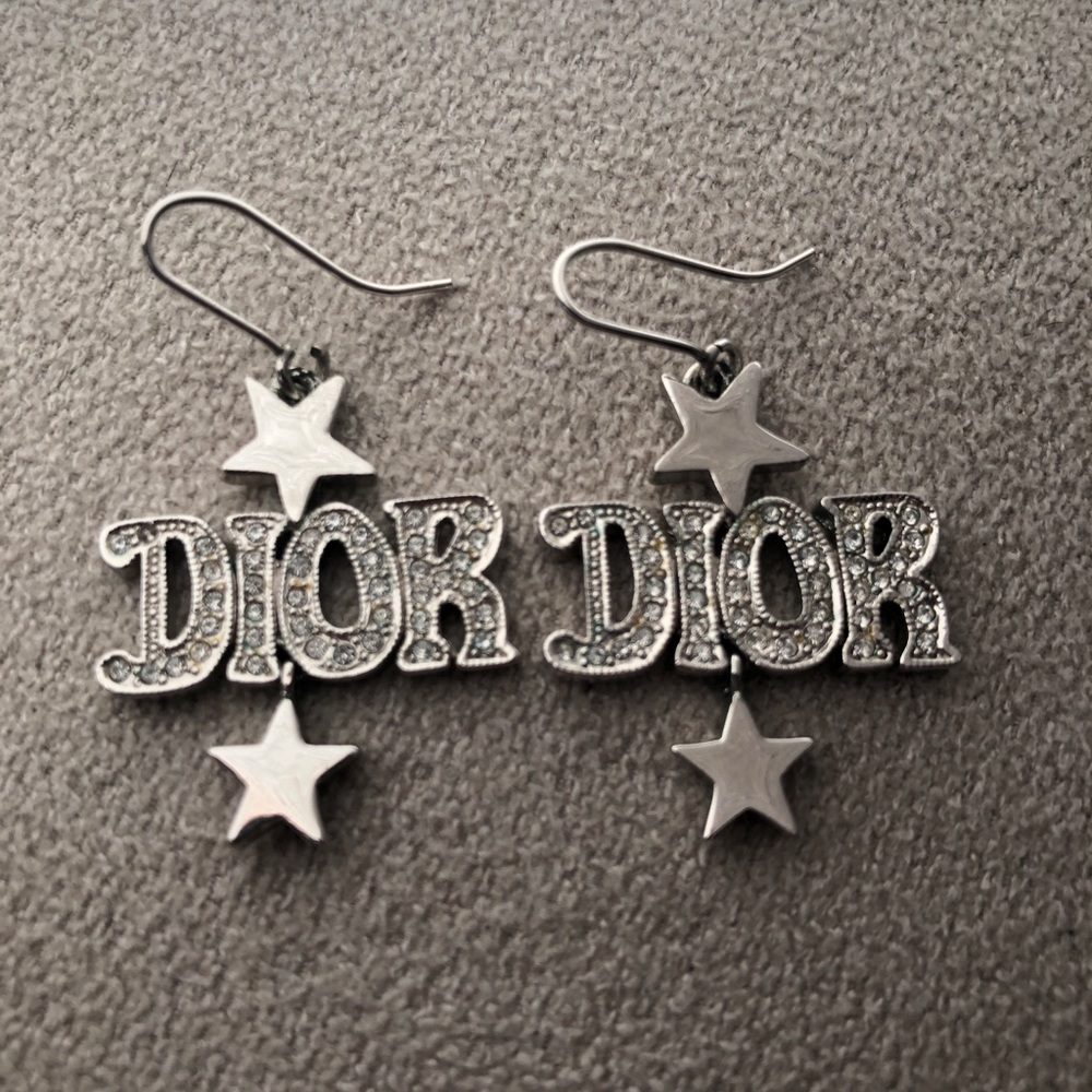 Dior Vintage Earrings 2006 silver